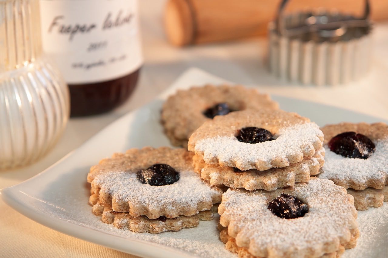 Linzer Augen popularne ciasteczka